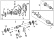 Diagram for Mercedes-Benz GLC63 AMG CV Boot - 000-357-08-00