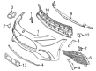 Diagram for Mercedes-Benz SL43 AMG Bumper - 232-885-44-00-9999