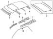 Diagram for Mercedes-Benz ML450 Weather Strip - 164-690-45-98