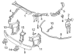 Diagram for Mercedes-Benz E550 Radiator Support - 211-620-28-34-64