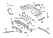 Diagram for Mercedes-Benz C32 AMG Bumper Cover - 203-885-20-25