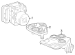 Diagram for Mercedes-Benz Brake Fluid Pump - 214-900-19-07