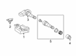 Diagram for Mercedes-Benz eSprinter TPMS Sensor - 000-905-72-05