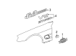 Diagram for Mercedes-Benz SL65 AMG Grille - 230-880-06-85