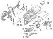 Diagram for Mercedes-Benz E400 Instrument Cluster - 213-680-94-04-64-8U08