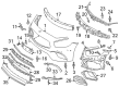 Diagram for Mercedes-Benz GLA250 Emblem - 000-817-13-06