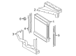 Diagram for Mercedes-Benz ML63 AMG Radiator Support - 166-500-02-31