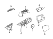 Diagram for Mercedes-Benz C350 Mirror Cover - 204-811-05-07