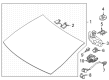 Diagram for Mercedes-Benz E450 Temperature Sender - 213-900-28-37