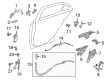 Diagram for Mercedes-Benz C63 AMG Door Hinge - 204-730-13-37