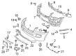 Diagram for Mercedes-Benz ML350 Bumper Cover - 164-885-72-25-9999