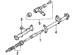 Diagram for Mercedes-Benz 500SEC Steering Shaft - 126-460-04-09