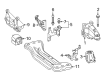 Diagram for Mercedes-Benz SL450 Engine Mount - 212-240-05-00