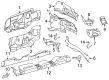 Diagram for Mercedes-Benz G550 Exhaust Heat Shield - 465-491-06-00
