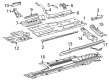 Diagram for Mercedes-Benz E350 Floor Pan - 214-610-88-03