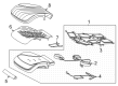 Diagram for Mercedes-Benz S580e Seat Cushion - 223-910-64-03