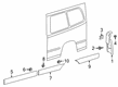 Diagram for Mercedes-Benz eSprinter Door Moldings - 910-690-90-01-9678