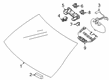 Diagram for Mercedes-Benz S63 AMG Windshield - 217-670-43-00