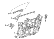 Diagram for Mercedes-Benz AMG GT 63 S E Performance Window Run - 257-725-04-00-65