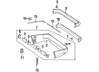 Diagram for Mercedes-Benz 300D Bumper - 124-885-07-37