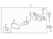 Diagram for Mercedes-Benz SLK32 AMG Daytime Running Lights - 215-820-05-56