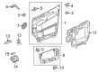 Diagram for Mercedes-Benz Sprinter 2500 Power Window Switch - 906-545-12-13
