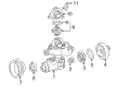 Diagram for Mercedes-Benz E320 Water Pump Gasket - 011-997-37-48