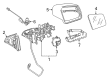 Diagram for Mercedes-Benz GLE450 AMG Car Mirror - 292-810-41-00
