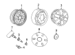 Diagram for Mercedes-Benz Spare Wheel - 910-401-13-00-9147