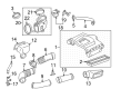Diagram for Mercedes-Benz CL550 Air Duct - 272-018-06-82