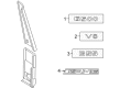 Diagram for Mercedes-Benz G500 Emblem - 463-817-12-15