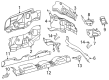 Diagram for Mercedes-Benz G550 Exhaust Heat Shield - 465-490-93-00