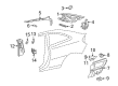 Diagram for Mercedes-Benz C230 Pillar Panels - 203-690-25-40-8H87