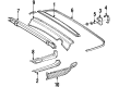 Diagram for Mercedes-Benz 380SL Bumper - 107-885-03-05