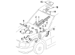 Diagram for Mercedes-Benz E300 Sun Visor - 124-810-27-10-9045