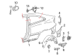 Diagram for Mercedes-Benz C230 Wheelhouse - 203-698-18-30