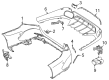Diagram for Mercedes-Benz E53 AMG Bumper - 214-885-90-04-9999
