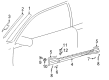 Diagram for Mercedes-Benz CLK320 Pillar Panels - 208-690-04-87