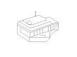 Diagram for Mercedes-Benz Yaw Sensor - 000-905-25-00