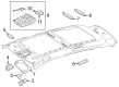 Diagram for Mercedes-Benz E450 Sun Visor - 297-810-10-01-8U26
