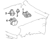 Diagram for Mercedes-Benz Distributor Cap - 103-158-00-02