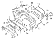 Diagram for Mercedes-Benz SL550 Bumper Cover - 231-885-97-00-9999