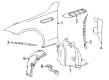 Diagram for Mercedes-Benz C63 AMG S E Performance Fender - 206-880-36-02