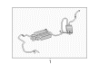Diagram for Mercedes-Benz CLK55 AMG Power Steering Cooler - 209-460-14-24
