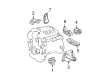 Diagram for Mercedes-Benz SLK280 Engine Mount - 272-223-17-04