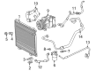 Diagram for Mercedes-Benz E430 A/C Condenser - 210-830-05-70