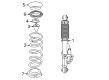 Diagram for Mercedes-Benz G580 Shock Absorber - 465-320-87-02