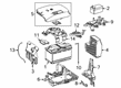 Diagram for Mercedes-Benz CLA250 Battery Tray - 177-620-42-01