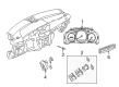 Diagram for Mercedes-Benz C350 Tachometer - 204-900-38-08