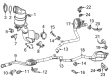Diagram for Mercedes-Benz GLC63 AMG S E Performance Exhaust Clamp - 000-993-23-35